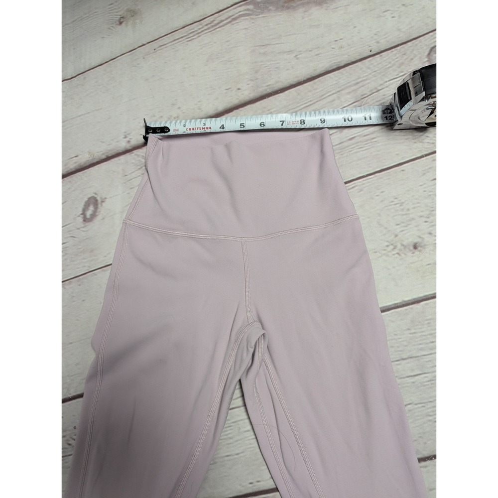 Lululemon Leggings Women 4 Pink Peony Align Pant High Rise Nulu Yoga W5CTCS 672 - Picture 3 of 6
